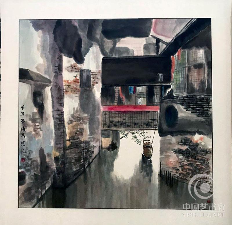 当代著名画家王涌泉作品展在兴城市丽汤温泉度假区举办，国家一级美术师王涌泉、中艺联合书画院辽宁分院